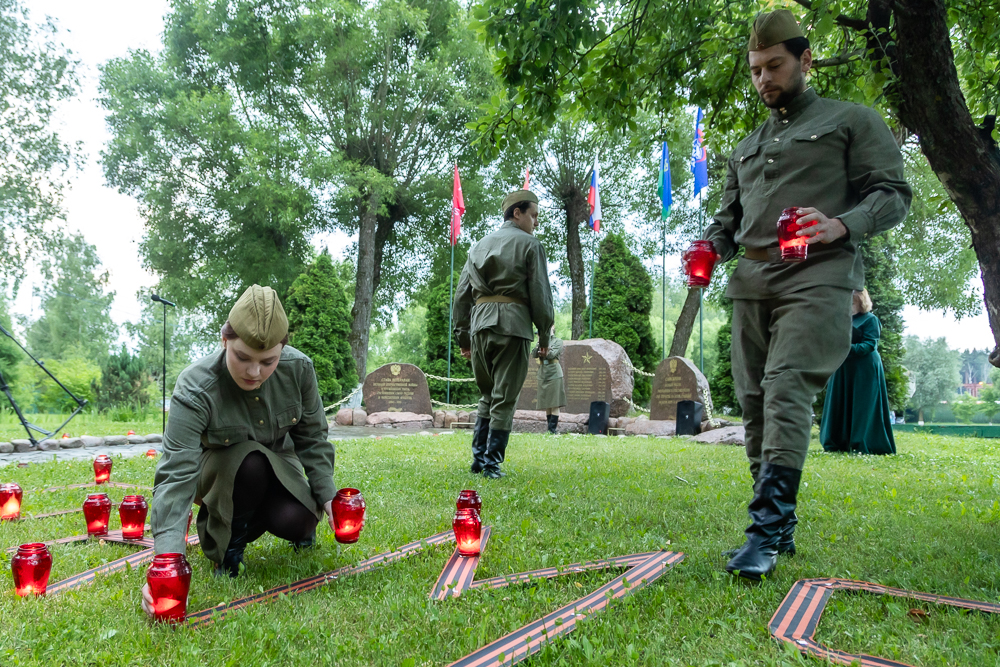 В Одинцовском округе прошла акция «Свеча памяти»