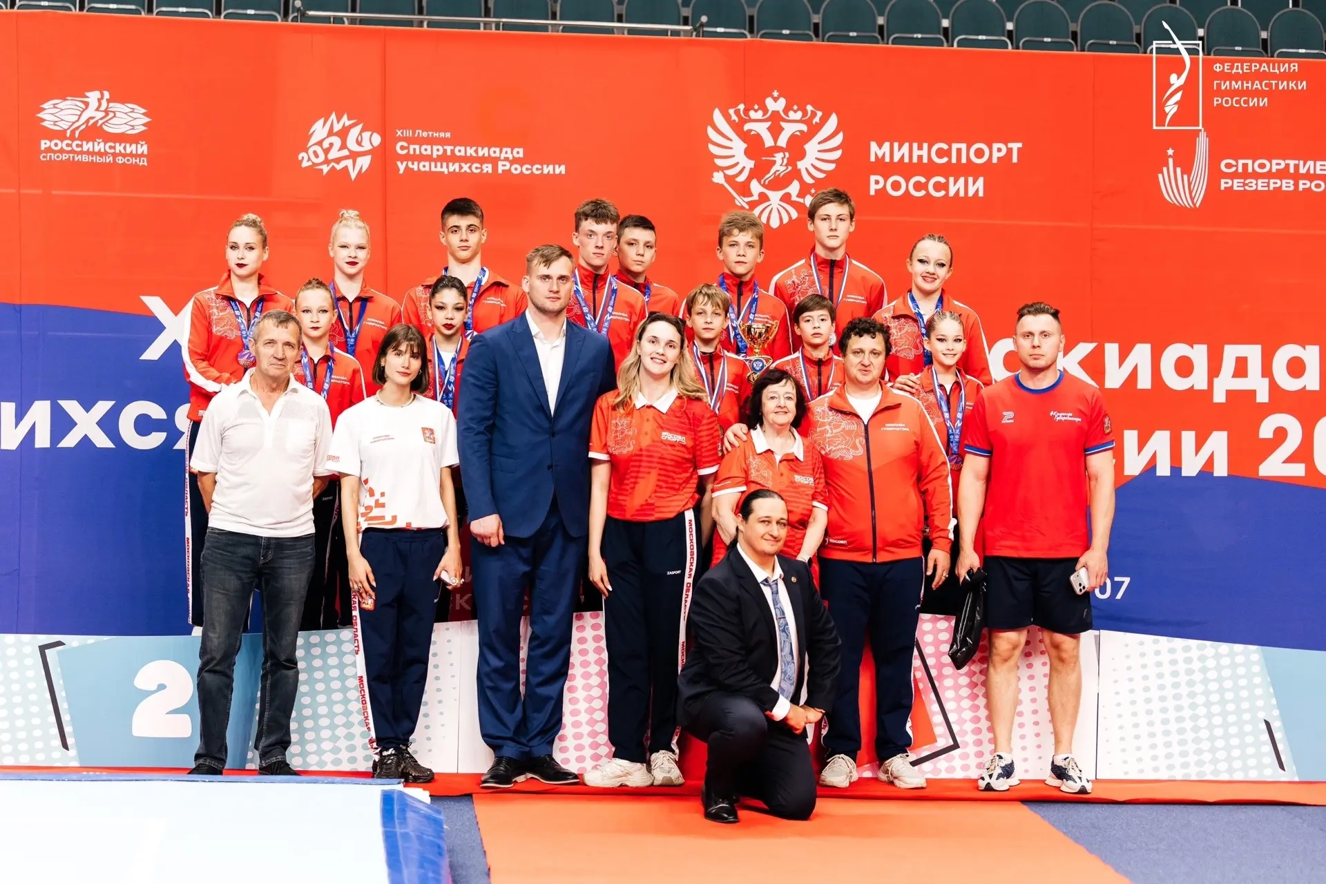 Спортсмены из Одинцовского округа блестяще выступили на всероссийской спартакиаде по акробатике и аэробике